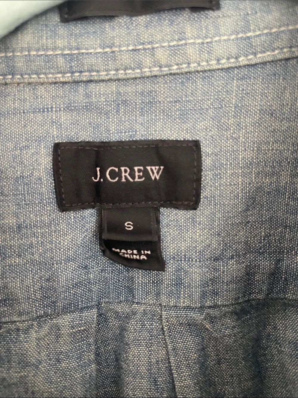 J. Crew Light Chambray Button-Down Shirt - Picture 3 of 6